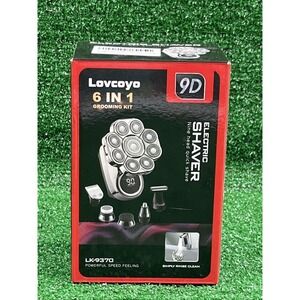 Lovcoyo 6 In 1 Electric Shaver 9D  LK-9370 New Open Box